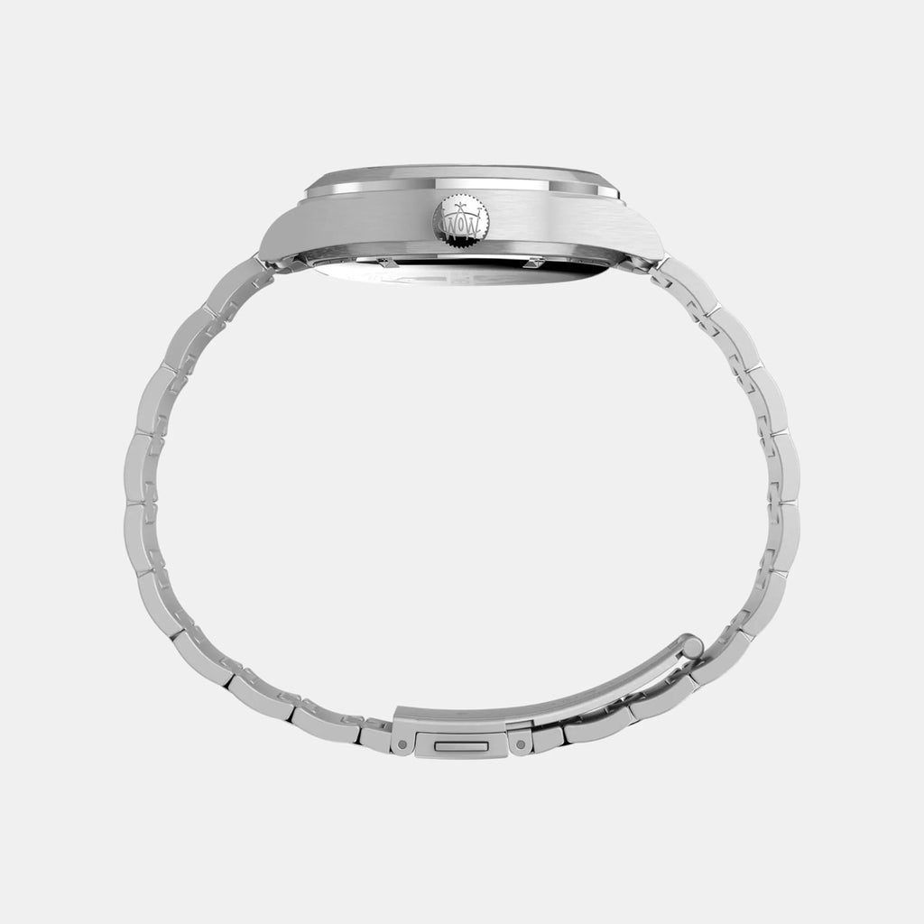 Men Quartz Silver Dial Analog Stainless Steel Watch TW2U99300UJ