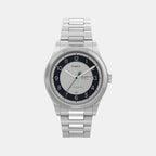 Men Quartz Silver Dial Analog Stainless Steel Watch TW2U99300UJ