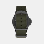 Men Quartz Green Dial Analog Silicone Watch TW2V03700X6
