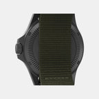 Men Quartz Green Dial Analog Silicone Watch TW2V03700X6