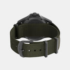 Men Quartz Green Dial Analog Silicone Watch TW2V03700X6