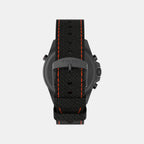 Men Quartz Black Dial Analog Silicone Watch TW2V03900X6