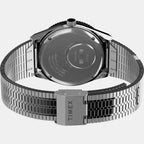 Q Timex Reissue Men Quartz Blue Dial Analog Stainless Steel Watch TW2V18300U9