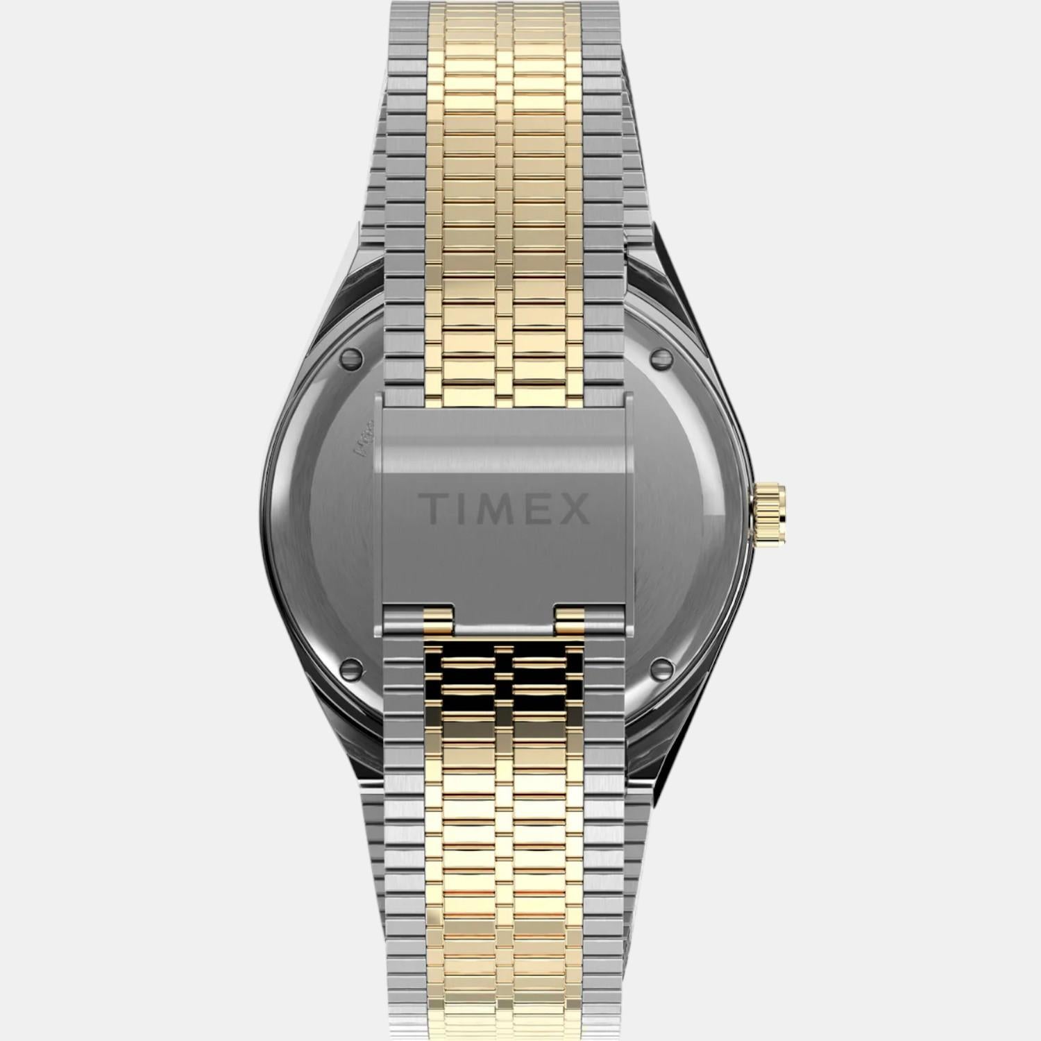 Men Quartz Blue Dial Analog Stainless Steel Watch TW2V18400U9