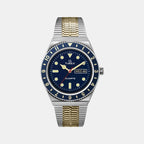 Men Quartz Blue Dial Analog Stainless Steel Watch TW2V18400U9