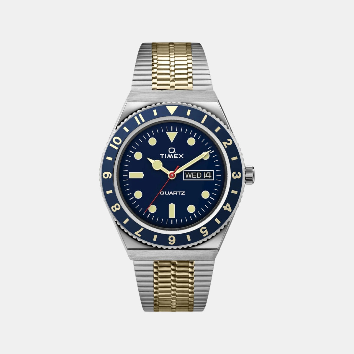 Men Quartz Blue Dial Analog Stainless Steel Watch TW2V18400U9