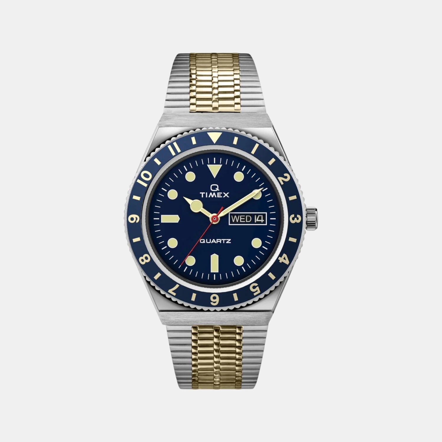 Men Quartz Blue Dial Analog Stainless Steel Watch TW2V18400U9