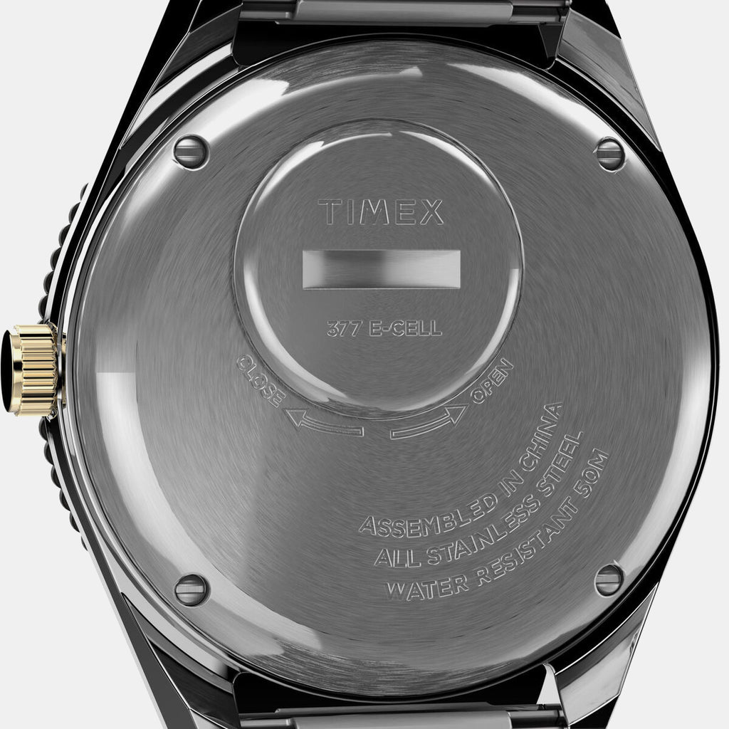 Men Quartz Black Dial Analog Steel Watch TW2V18500U9