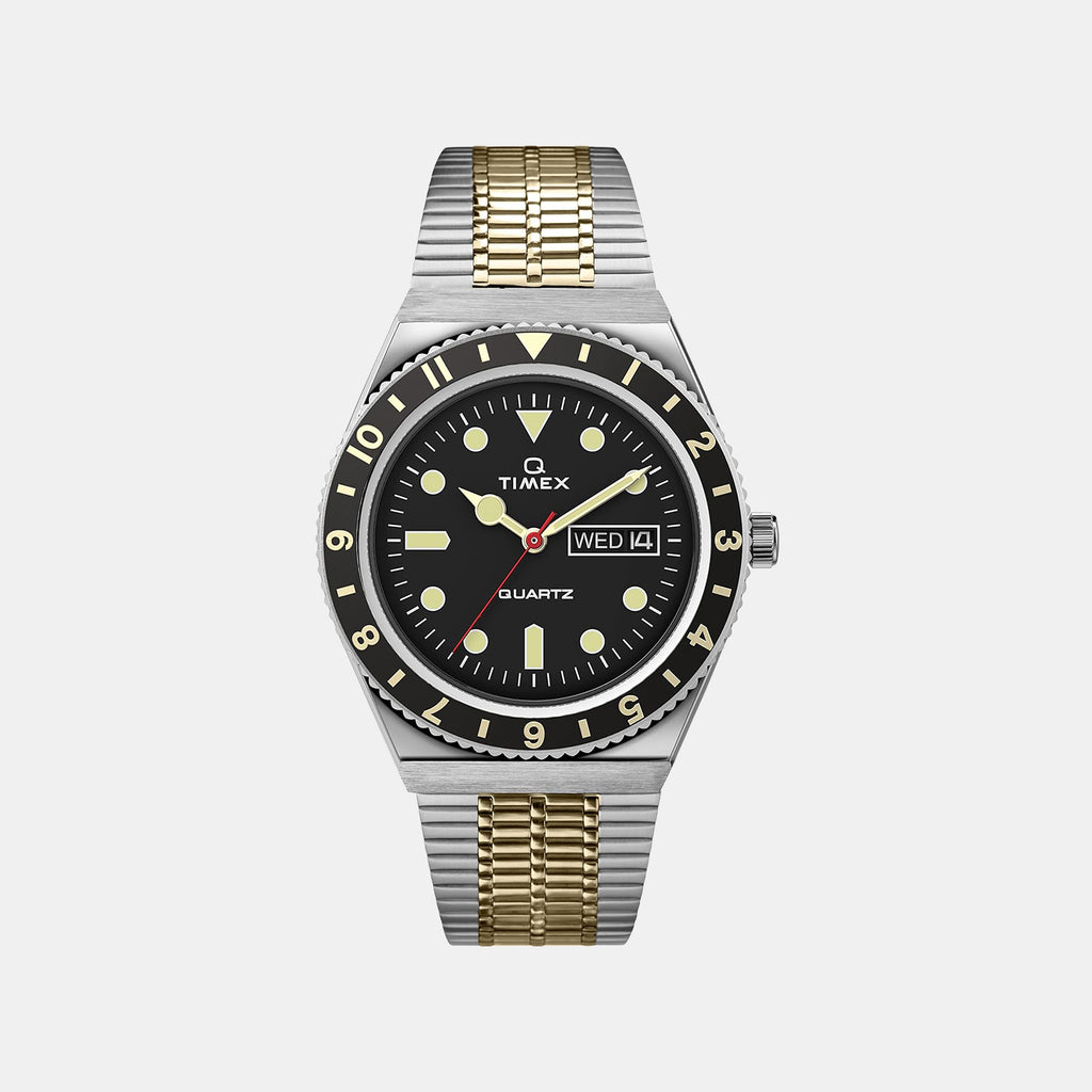 Men Quartz Black Dial Analog Steel Watch TW2V18500U9
