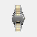 Men Quartz Black Dial Analog Steel Watch TW2V18500U9