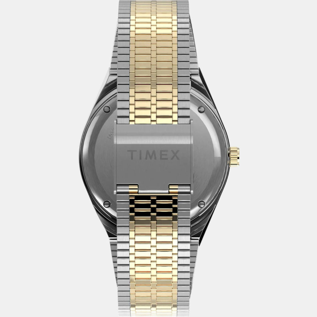 Men Quartz Champagne Dial Analog Stainless Steel Watch TW2V18600U9