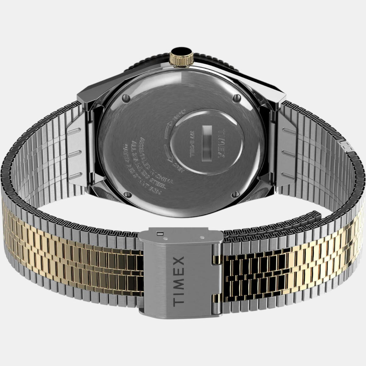Men Quartz Champagne Dial Analog Stainless Steel Watch TW2V18600U9