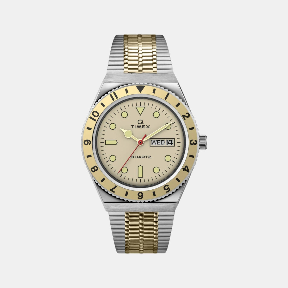 Men Quartz Champagne Dial Analog Stainless Steel Watch TW2V18600U9