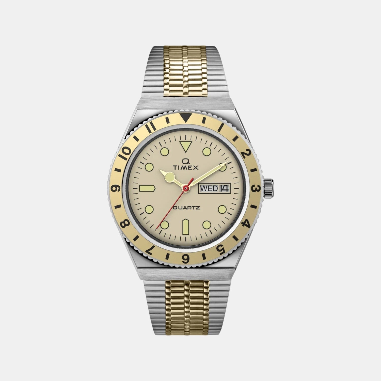 Men Quartz Champagne Dial Analog Stainless Steel Watch TW2V18600U9