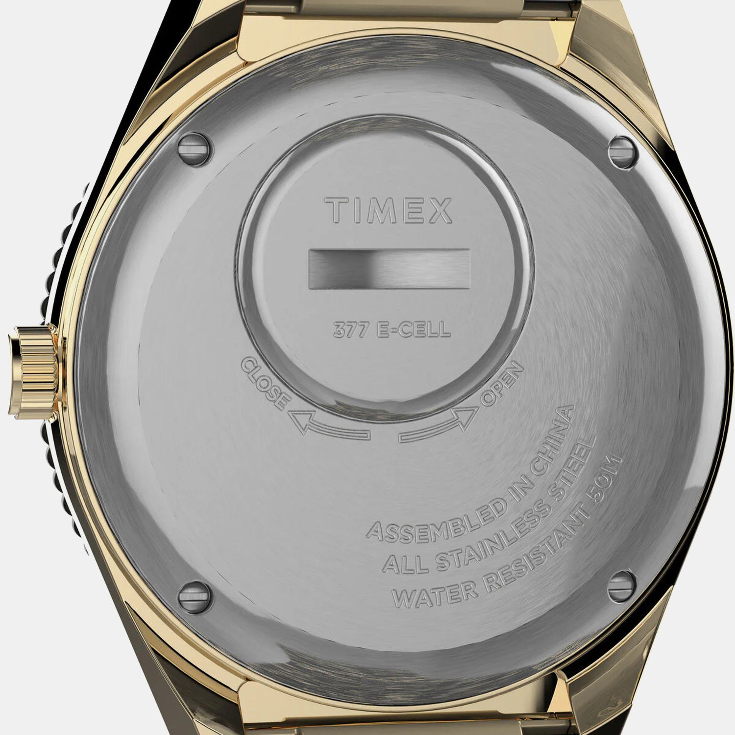 Men Quartz Black Dial Analog Stainless Steel Watch TW2V18800U9