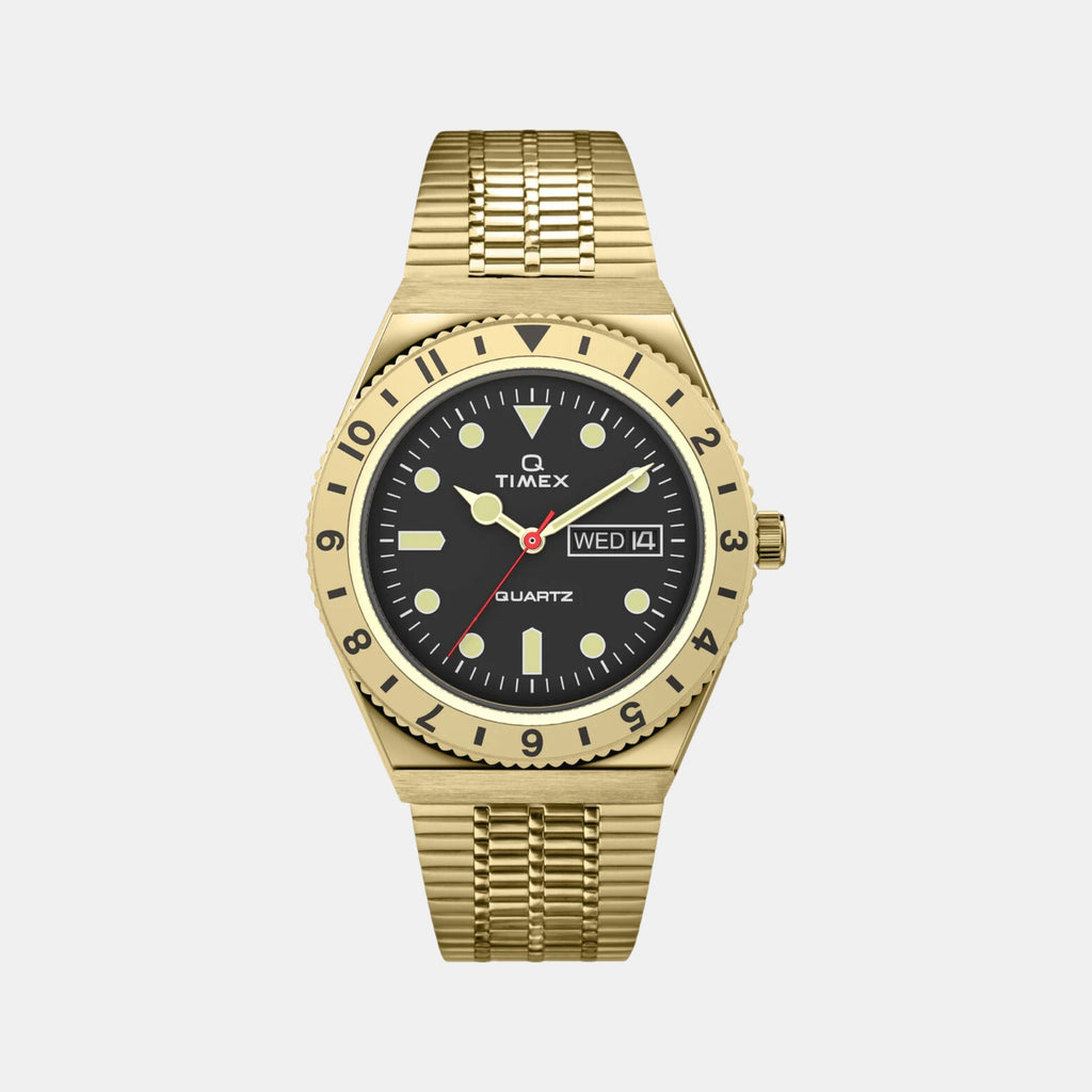 Men Quartz Black Dial Analog Stainless Steel Watch TW2V18800U9