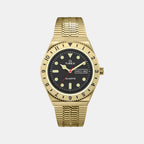 Men Quartz Black Dial Analog Stainless Steel Watch TW2V18800U9