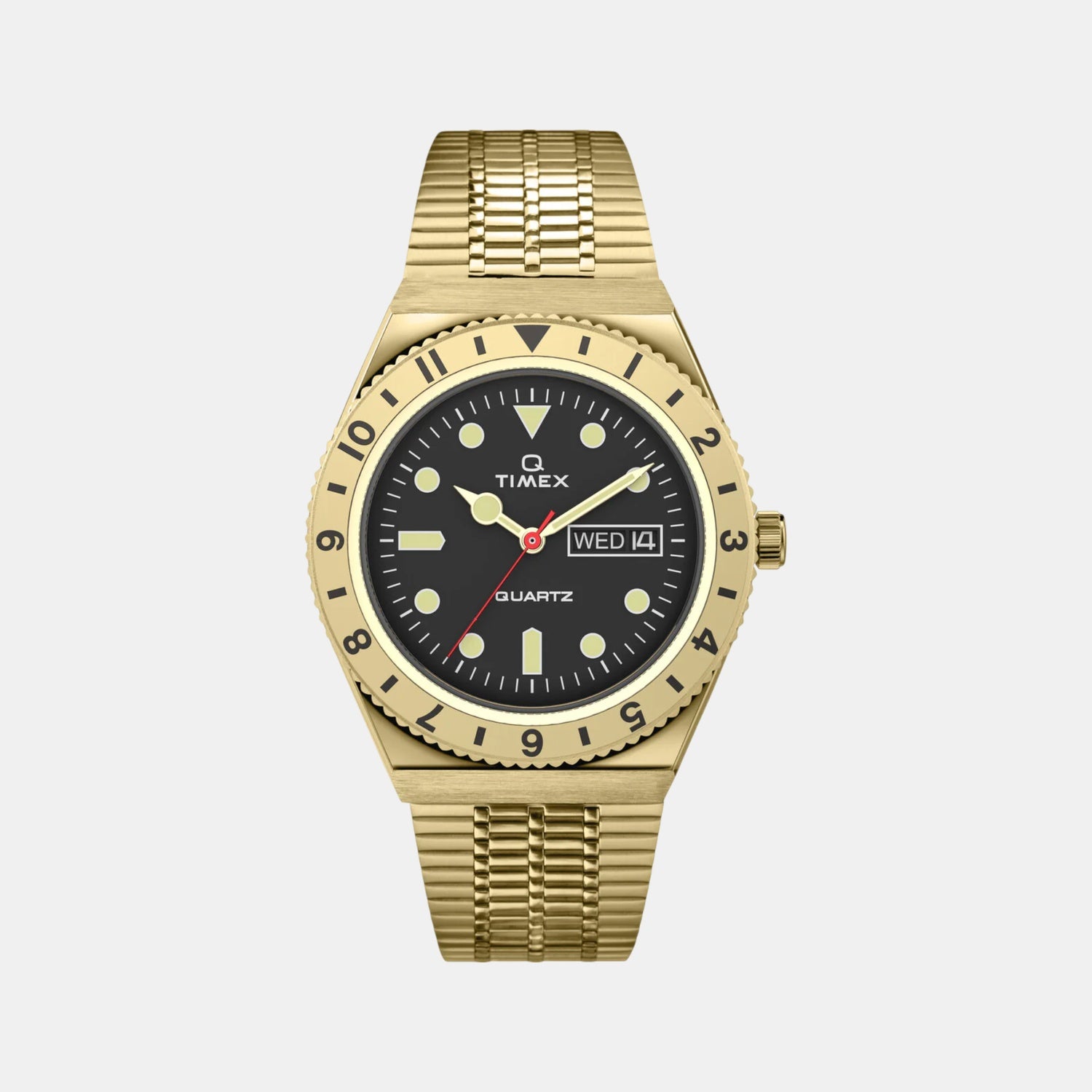 Men Quartz Black Dial Analog Stainless Steel Watch TW2V18800U9