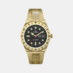 Men Quartz Black Dial Analog Stainless Steel Watch TW2V18800U9