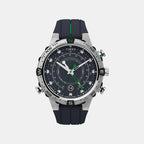 Men Quartz Blue Dial Analog Silicone Watch TW2V22100UJ