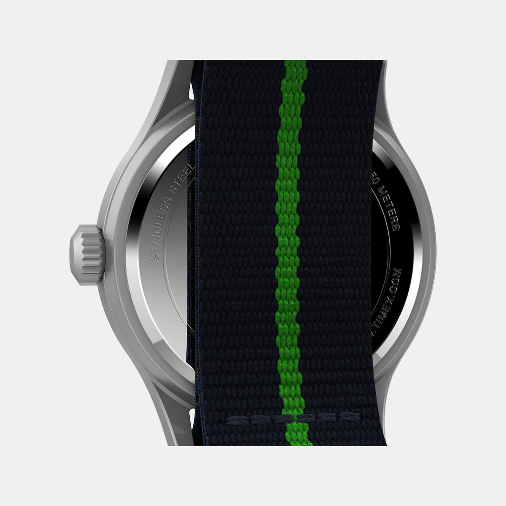 Timex Men Round Blue watch