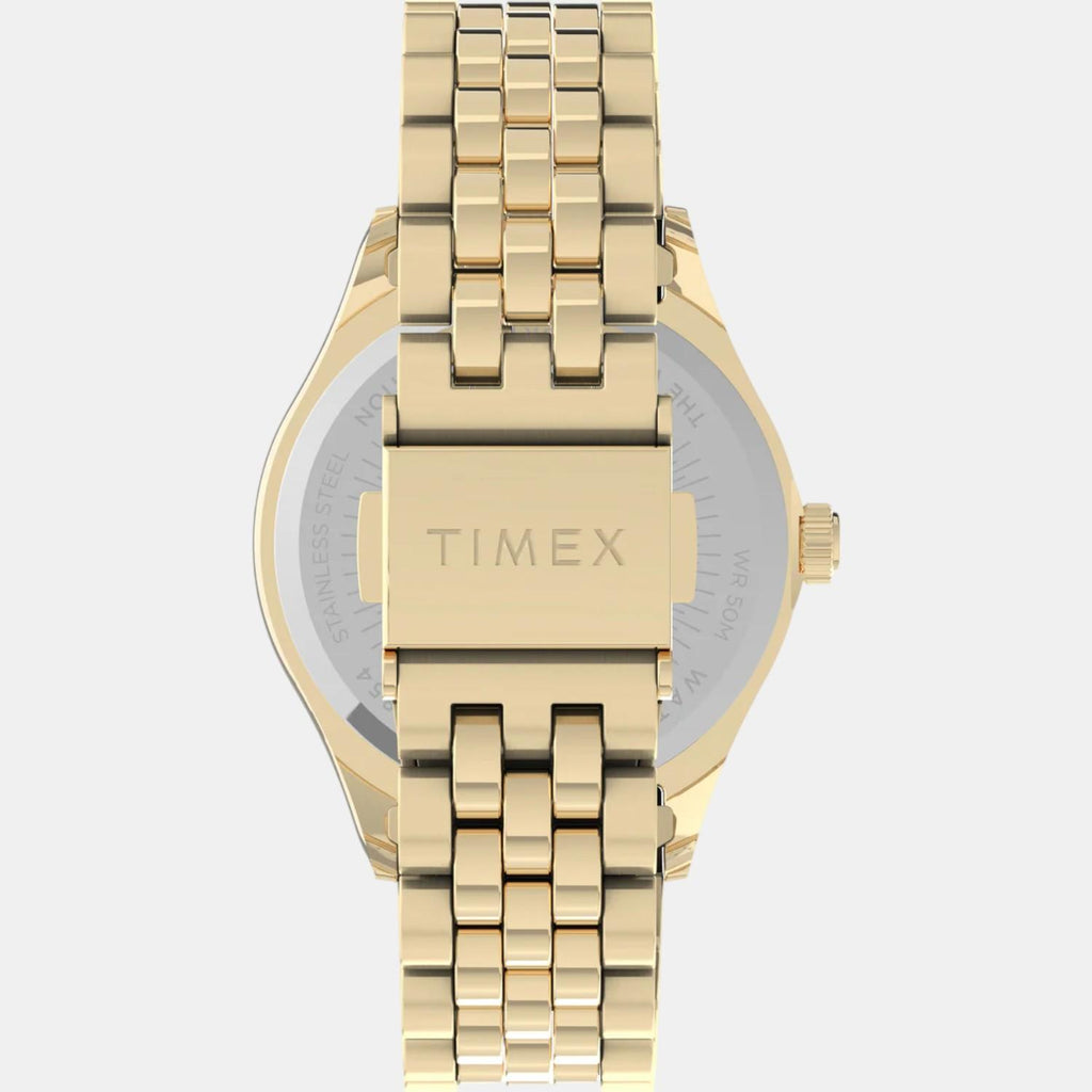 Women Quartz Green Dial Analog Stainless Steel Watch TW2V31700UJ