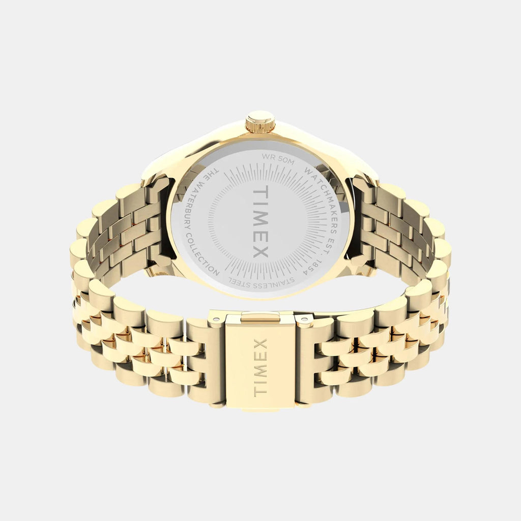 Women Quartz Green Dial Analog Stainless Steel Watch TW2V31700UJ