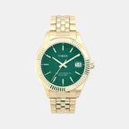 Women Quartz Green Dial Analog Stainless Steel Watch TW2V31700UJ