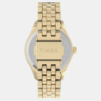 Waterbury Women Quartz Orange Dial Analog Stainless Steel Watch TW2V31800UJ