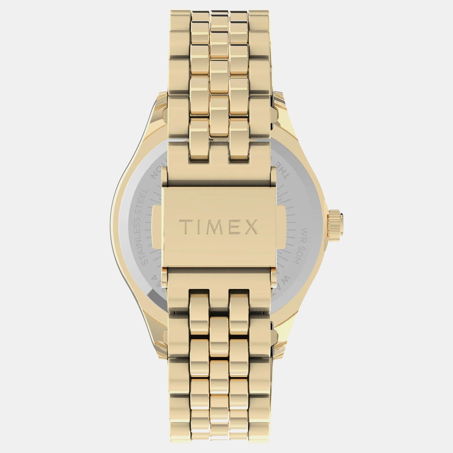 Waterbury Women Quartz Orange Dial Analog Stainless Steel Watch TW2V31800UJ