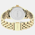 Waterbury Women Quartz Orange Dial Analog Stainless Steel Watch TW2V31800UJ