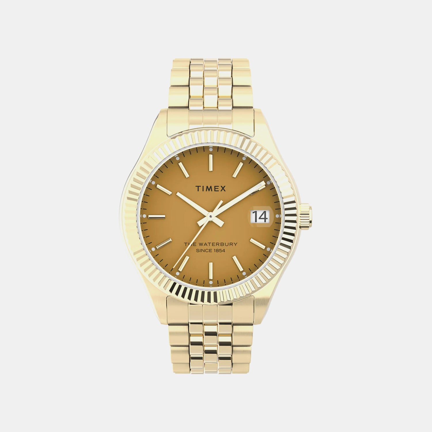 Waterbury Women Quartz Orange Dial Analog Stainless Steel Watch TW2V31800UJ