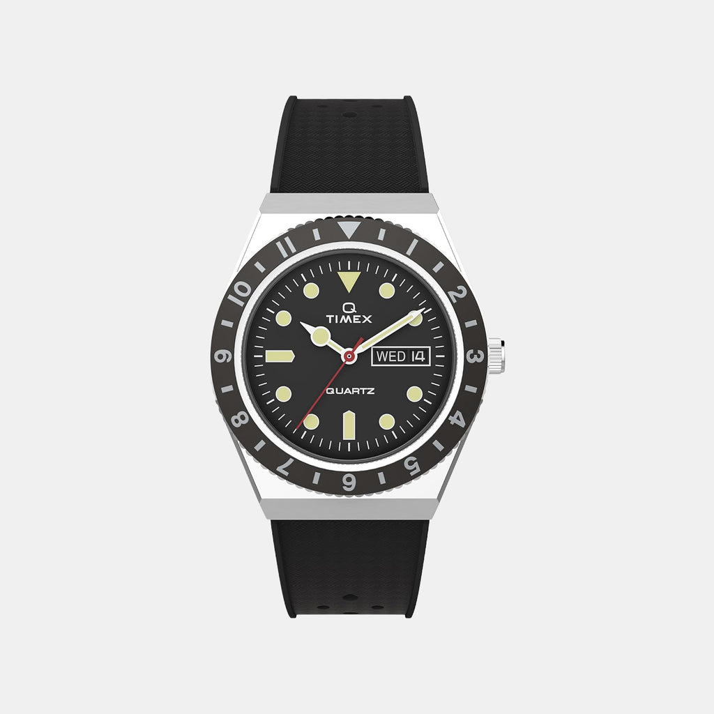 Men Quartz Black Dial Analog Silicone Watch TW2V32000U9