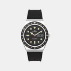 Men Quartz Black Dial Analog Silicone Watch TW2V32000U9