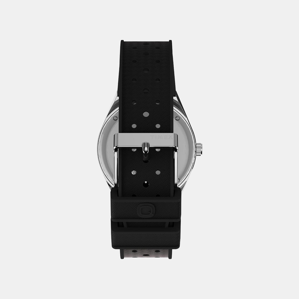 Men Quartz Black Dial Analog Silicone Watch TW2V32000U9