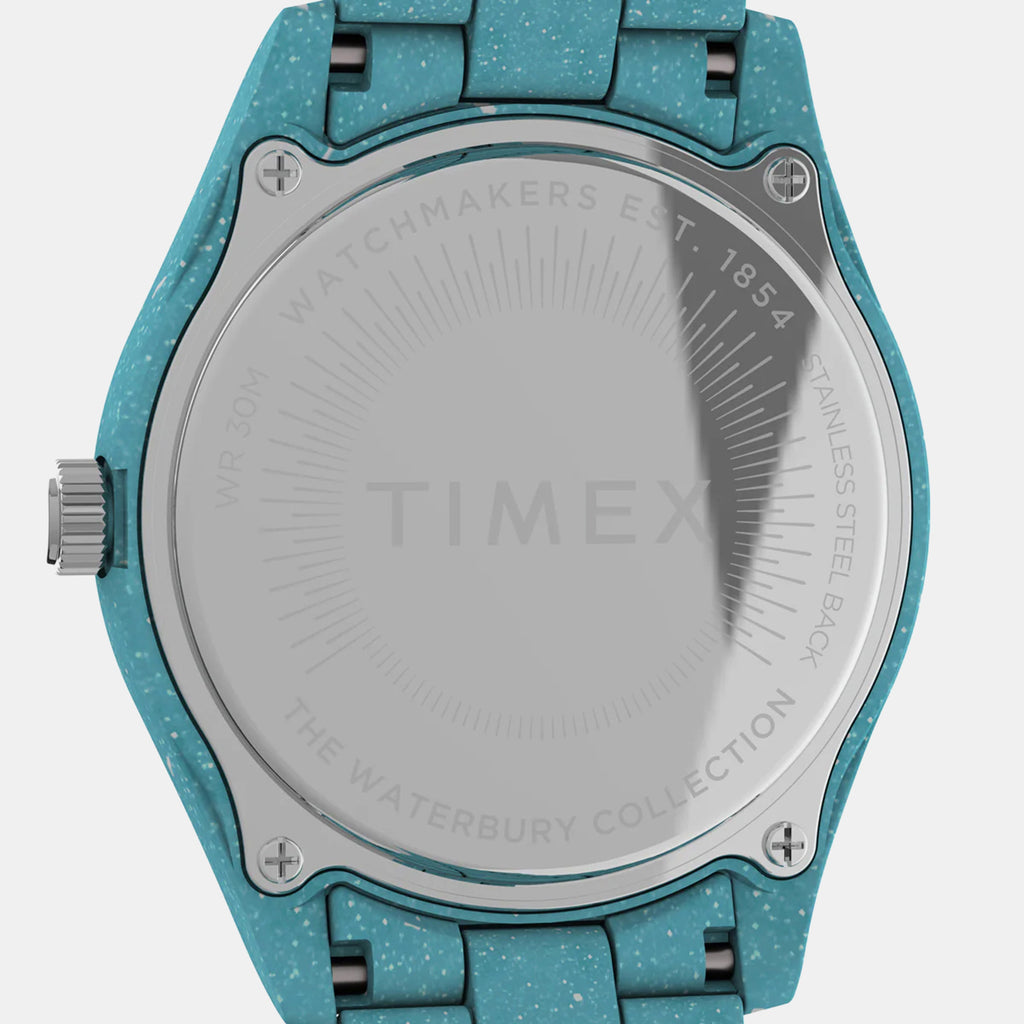 Waterbury Women Quartz Blue Dial Analog Brass Watch TW2V33200X6