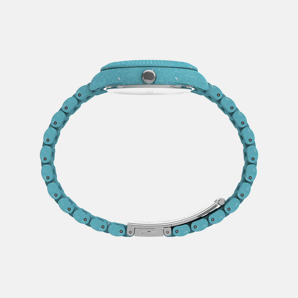 Waterbury Women Quartz Blue Dial Analog Brass Watch TW2V33200X6