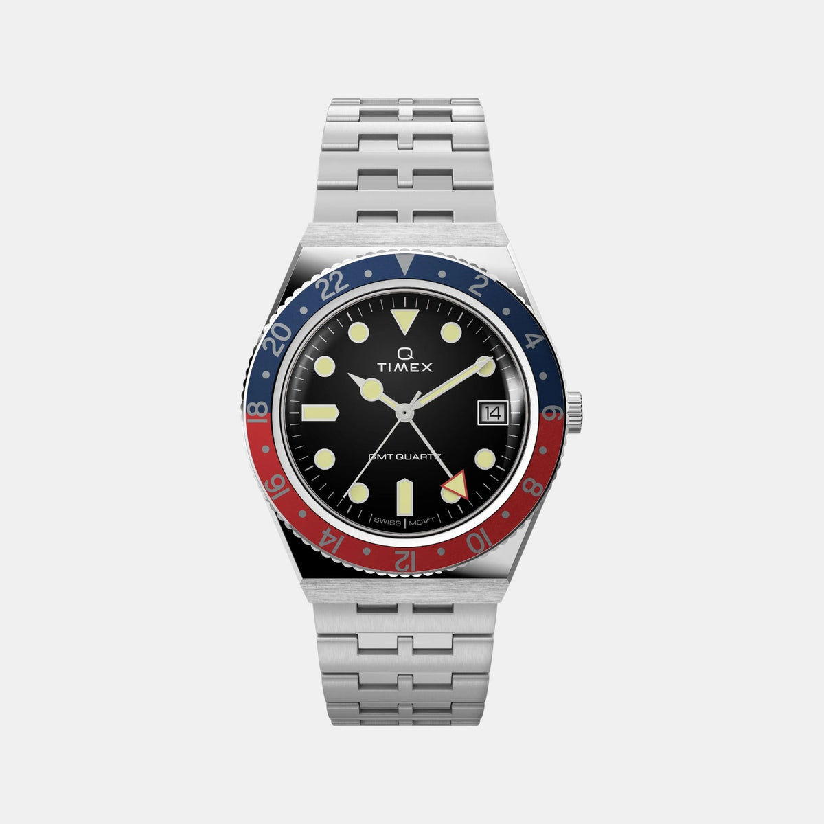 Men Quartz Black Dial Analog Stainless Steel Watch TW2V38000UJ