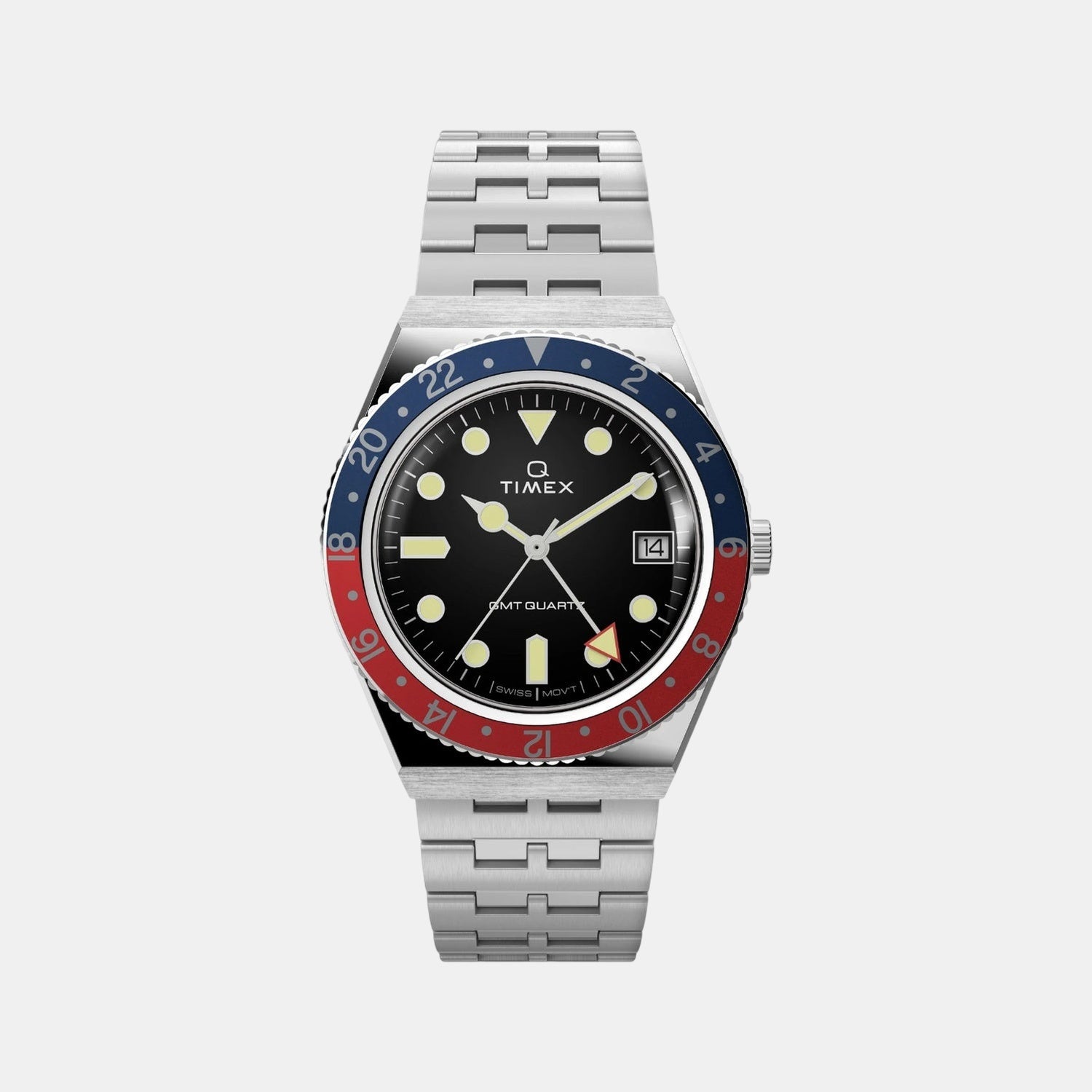 Men Quartz Black Dial Analog Stainless Steel Watch TW2V38000UJ