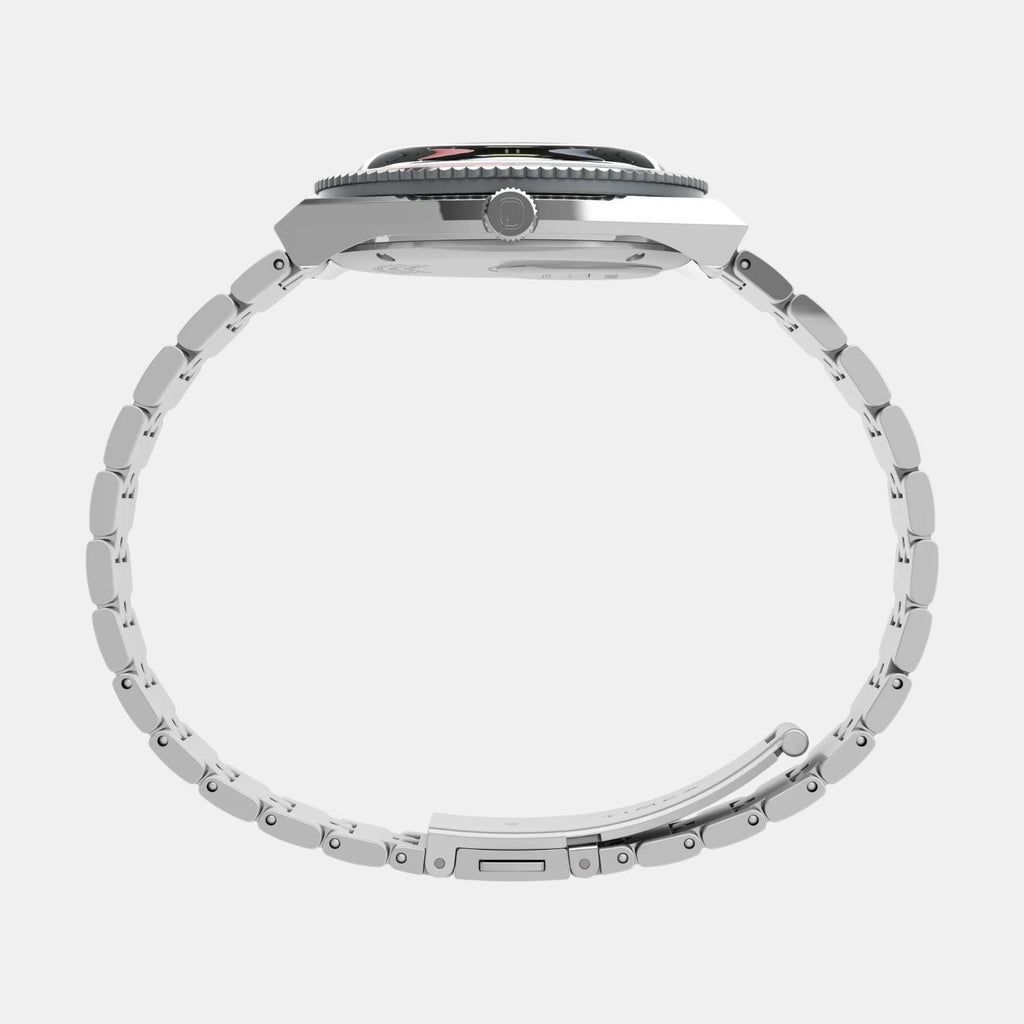 Men Quartz Black Dial Analog Stainless Steel Watch TW2V38000UJ