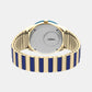 Q Timex Female Blue Analog Stainless Steel Watch TW2V38500UJ