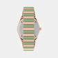 Q Timex Female Green Analog Stainless Steel Watch TW2V38700UJ