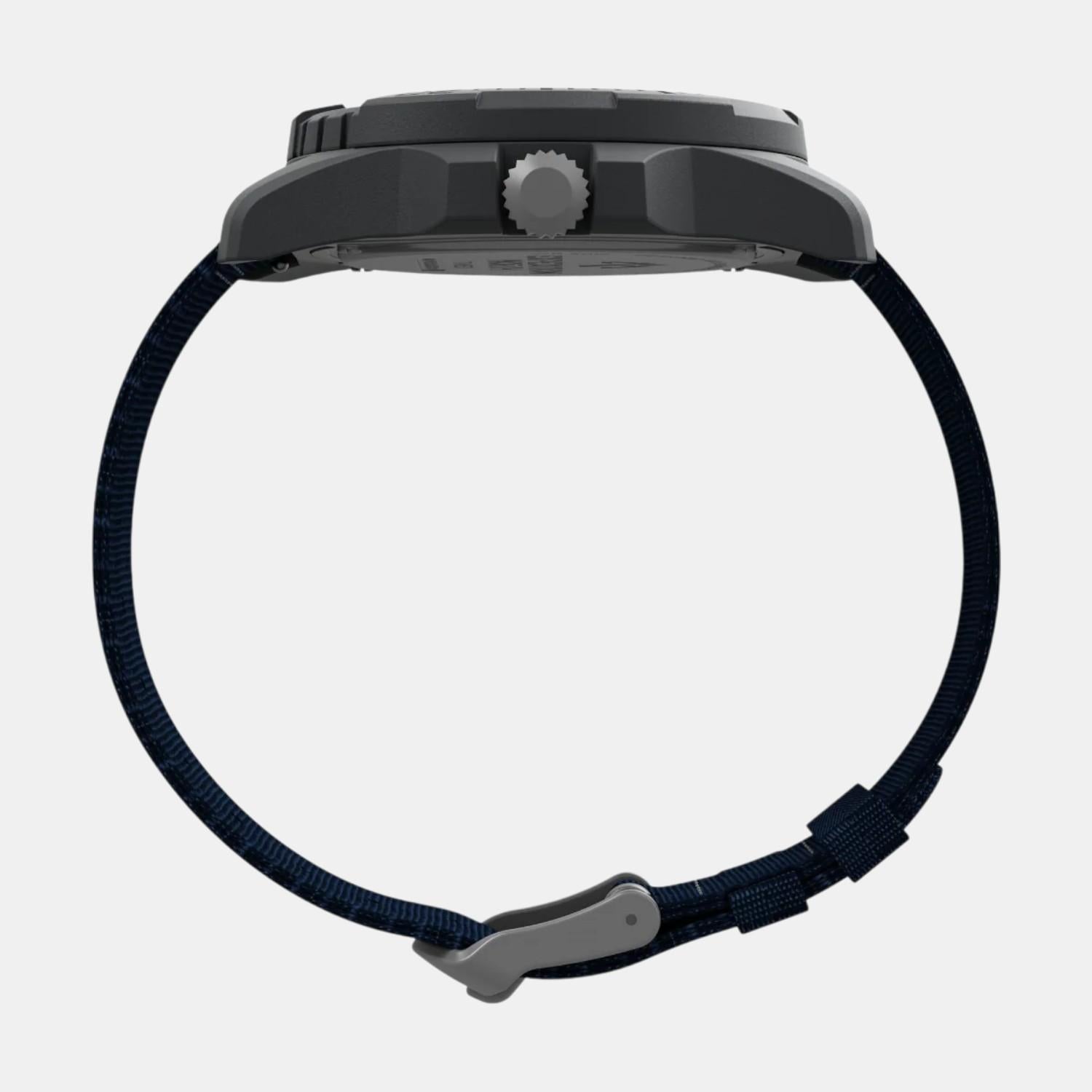 Men Quartz Blue Dial Analog Plastic Watch TW2V40300X6