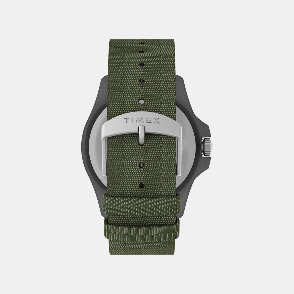 Men Quartz Green Dial Analog Fabric Watch TW2V40400X6