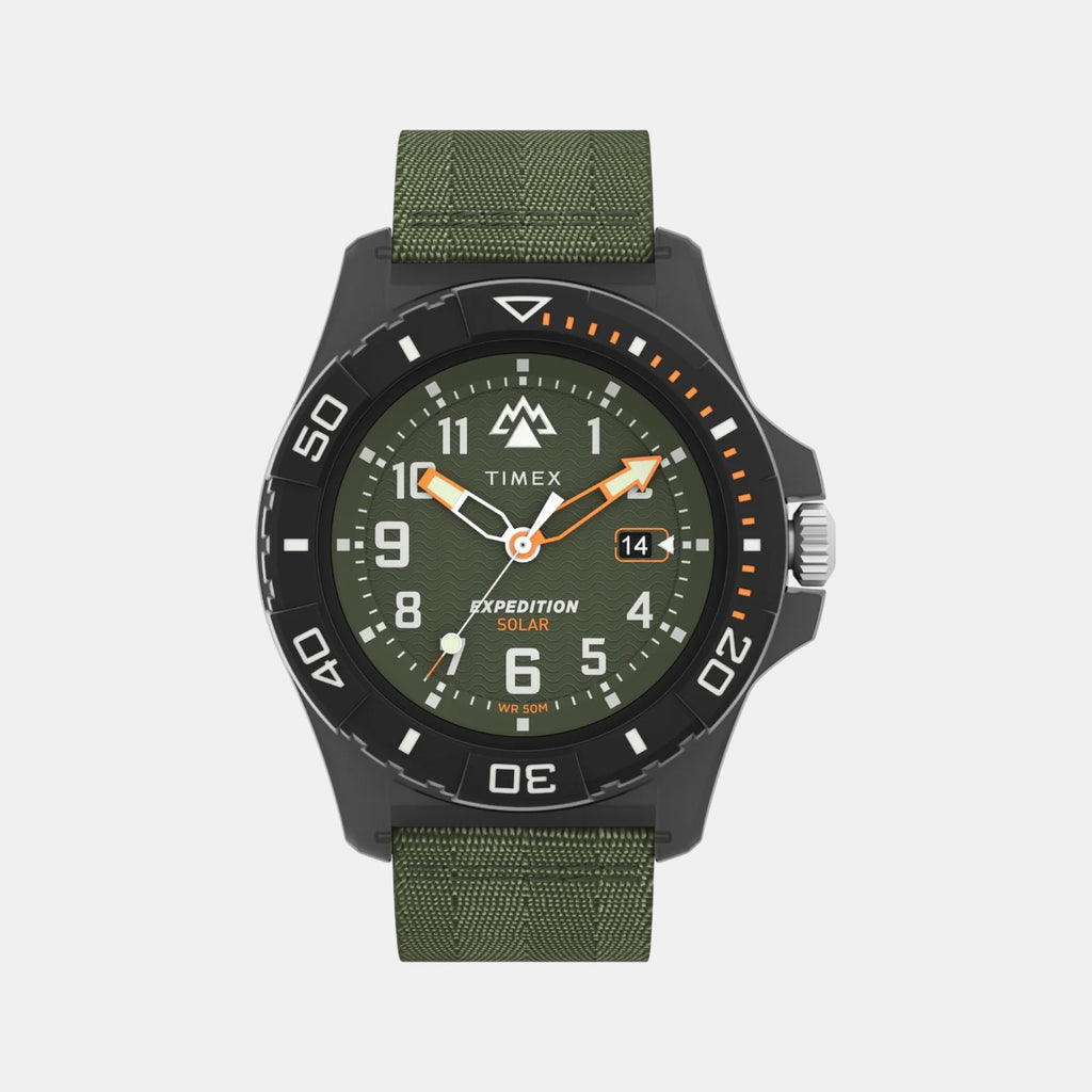 Men Quartz Green Dial Analog Plastic Watch TW2V40400X6