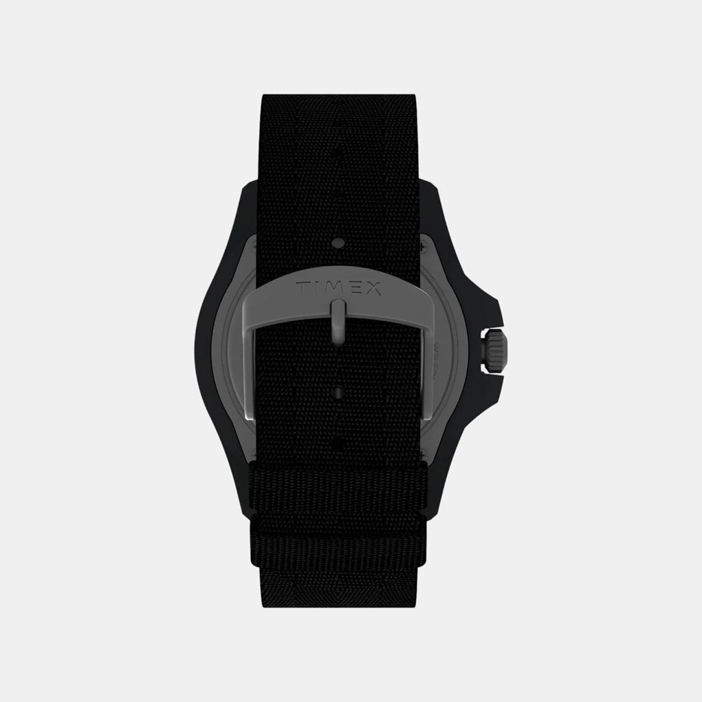 Men Quartz Black Dial Analog Fabric Watch TW2V40500X6
