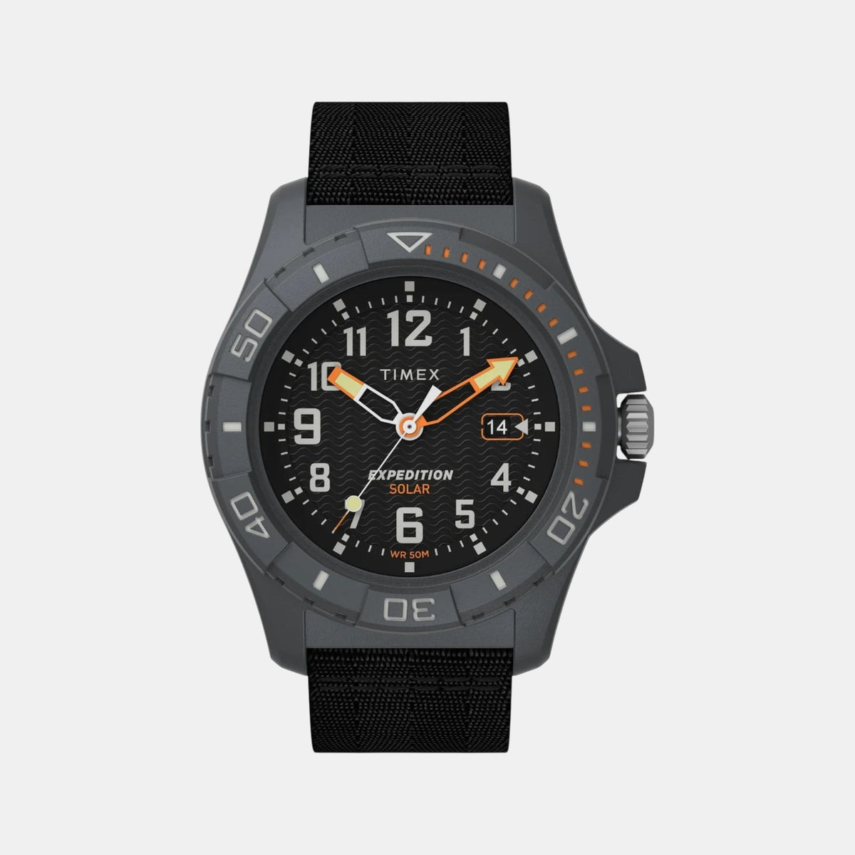 Men Quartz Black Dial Analog Fabric Watch TW2V40500X6