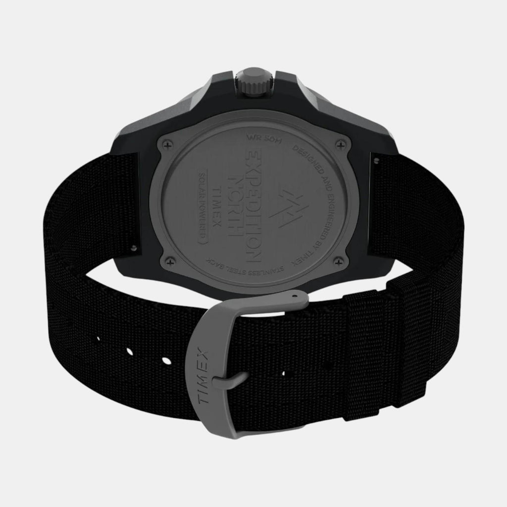 Men Quartz Black Dial Analog Plastic Watch TW2V40500X6