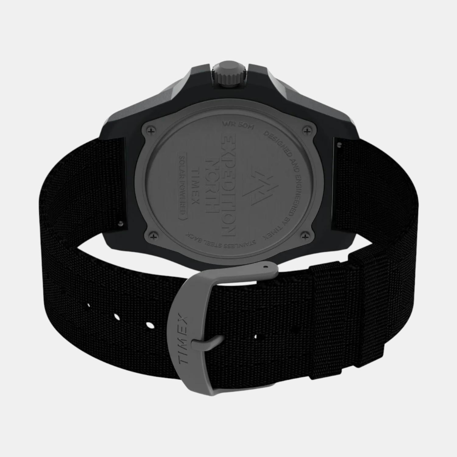 Men Quartz Black Dial Analog Plastic Watch TW2V40500X6