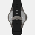 Men Quartz Black Dial Analog Silicone Watch TW2V40600X6